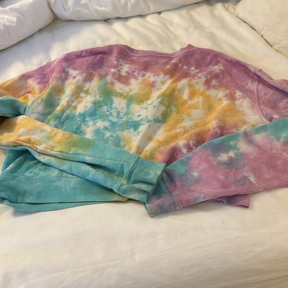 Revolve BSR Samii Ryan Don't Play Me Cropped Sweatshirt Size Medium - Picture 6 of 7